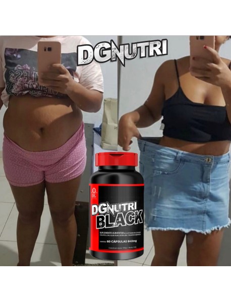 DG NUTRI BLACK EMAGRECEDOR KIT COM 5 POTES