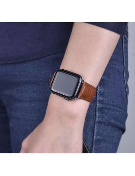 Pulseira de Couro Genuíno Apple Watch 