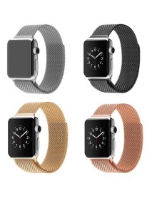 Pulseira Milanês Aço Inoxidável Para Apple Watch 