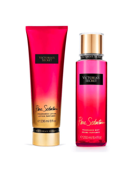 Kit Victoria's Secret Pure Seduction = 1 Body Splash 250ml + 1 Hidratante 236ml