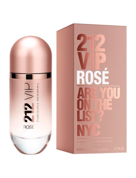 212 VIP Rosé Carolina Herrera Eau de Parfum 80ml