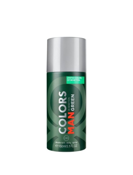 Benetton Colors Man Green Eau de Toilette - 100ml + Deo 150ml 