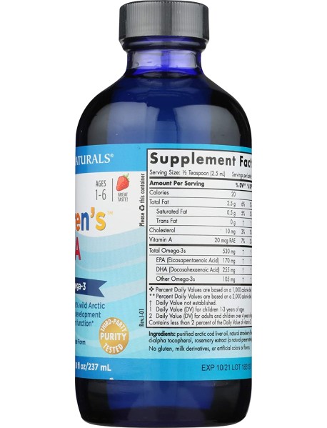 Ômega 3 Infantil Dha Nordic Naturals Importado 237ml