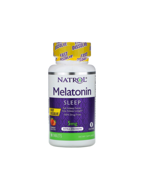 MELATONINA SUBLINGUAL 5MG NATROL - 90 TABLETES